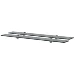 vidaXL svævehylder 2 stk. 90 x 10 cm 8 mm glas