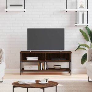 vidaXL tv-bord 100x35x45 cm konstrueret træ brun egetræ