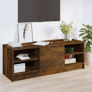 vidaXL tv-bord 102x35,5x36,5 cm konstrueret træ røget egetræsfarve