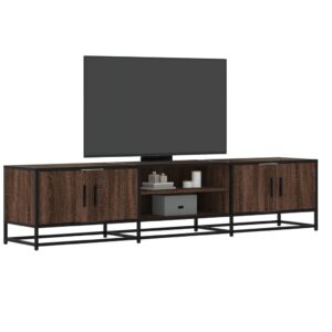 vidaXL tv-bord 180x35x41 cm konstrueret træ brun egetræsfarve