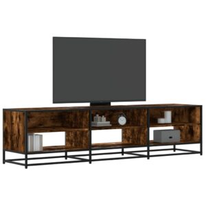 vidaXL tv-bord 180x40x46 cm konstrueret træ røget egetræsfarve