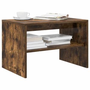 vidaXL tv-bord 60x40x40 cm konstrueret træ røget egetræsfarve