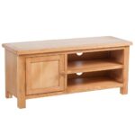 vidaXL tv-skab 103x36x46 cm massivt egetræ - Kategori: Egetræshylder til hjemmet 4 vidaXL tv-skab 103x36x46 cm massivt egetræ