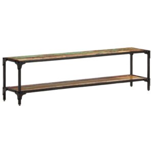 vidaXL tv-skab 150x30x40 cm massivt genbrugstræ