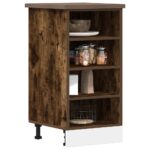 vidaXL underskab 40x44,5x81,5 cm konstrueret træ røget egetræ