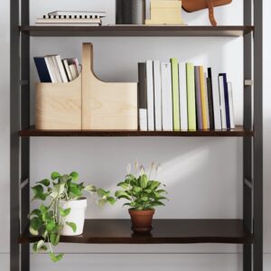 vidaXL væghylde 100x50x2 cm behandlet massivt egetræ mørkebrun