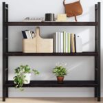 vidaXL væghylde 120x30x(2-4) cm behandlet massivt egetræ mørkebrun - Kategori: Egetræshylder til hjemmet 4 vidaXL væghylde 120x30x(2-4) cm behandlet massivt egetræ mørkebrun