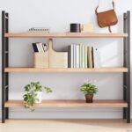 vidaXL væghylde 140x30x(2-4) cm behandlet massivt egetræ lysebrun - Kategori: Egetræshylder til hjemmet 4 vidaXL væghylde 140x30x(2-4) cm behandlet massivt egetræ lysebrun