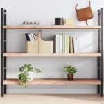 vidaXL væghylde 140x30x(2-4) cm ubehandlet massivt egetræ - Kategori: Egetræshylder til hjemmet 4 vidaXL væghylde 140x30x(2-4) cm ubehandlet massivt egetræ