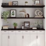 vidaXL væghylde 180x60x(2-4) cm behandlet massivt egetræ mørkebrun - Kategori: Egetræshylder til hjemmet 4 vidaXL væghylde 180x60x(2-4) cm behandlet massivt egetræ mørkebrun