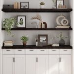 vidaXL væghylde 180x60x(2-6) cm behandlet massivt egetræ mørkebrun - Kategori: Egetræshylder til hjemmet 4 vidaXL væghylde 180x60x(2-6) cm behandlet massivt egetræ mørkebrun
