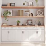 vidaXL væghylde 200x50x(2-6) cm behandlet massivt egetræ lysebrun - Kategori: Egetræshylder til hjemmet 4 vidaXL væghylde 200x50x(2-6) cm behandlet massivt egetræ lysebrun