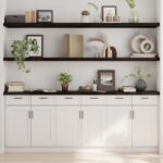 vidaXL væghylde 220x40x(2-4) cm behandlet massivt egetræ mørkebrun - Kategori: Egetræshylder til hjemmet 4 vidaXL væghylde 220x40x(2-4) cm behandlet massivt egetræ mørkebrun