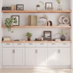 vidaXL væghylde 220x40x(2-6) cm behandlet massivt egetræ lysebrun - Kategori: Egetræshylder til hjemmet 4 vidaXL væghylde 220x40x(2-6) cm behandlet massivt egetræ lysebrun