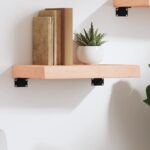 vidaXL væghylde 40x20x6 cm ubehandlet massivt egetræ - Kategori: Egetræshylder til hjemmet 4 vidaXL væghylde 40x20x6 cm ubehandlet massivt egetræ