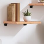 vidaXL væghylde 40x40x(2-4) cm behandlet massivt egetræ lysebrun - Kategori: Egetræshylder til hjemmet 4 vidaXL væghylde 40x40x(2-4) cm behandlet massivt egetræ lysebrun