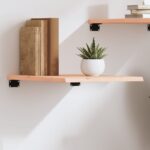 vidaXL væghylde 40x60x2 cm ubehandlet massivt egetræ - Kategori: Egetræshylder til hjemmet 4 vidaXL væghylde 40x60x2 cm ubehandlet massivt egetræ