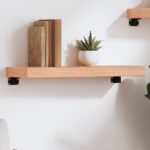 vidaXL væghylde 60x20x6 cm behandlet massivt egetræ lysebrun - Kategori: Egetræshylder til hjemmet 4 vidaXL væghylde 60x20x6 cm behandlet massivt egetræ lysebrun