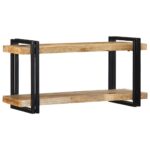 vidaXL væghylde 90x33x45 cm massivt ru mangotræ - Kategori: Stilfulde svævehylder 4 vidaXL væghylde 90x33x45 cm massivt ru mangotræ