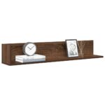 vidaXL væghylder 2 stk. 100×16,5×16,5 cm konstrueret træ brun egetræ - Kategori: Egetræshylder til hjemmet 4 vidaXL væghylder 2 stk. 100x16,5x16,5 cm konstrueret træ brun egetræ