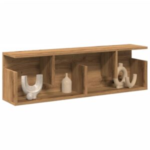 vidaXL vægskab 100x20x30 cm konstrueret træ kunsteg