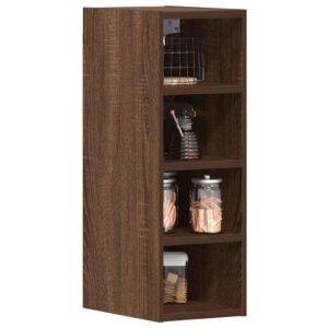 vidaXL vægskab 20x29,5x60 cm konstrueret træ brun egetræsfarve
