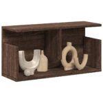 vidaXL vægskab 60x20x30 cm konstrueret træ brun egetræsfarve