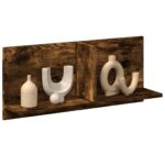 vidaXL vægskab 70×16,5×30 cm konstrueret træ røget egetræsfarve - Kategori: Egetræshylder til hjemmet 4 vidaXL vægskab 70x16,5x30 cm konstrueret træ røget egetræsfarve